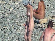 Nude Girls At The Beach For Dirty Voyeur
