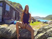 Outdoor Posing With Young Avia