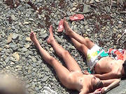 Views From The Beach For Horny Voyeur