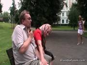 Sexy Babe Seduces Nasty Older Dude
