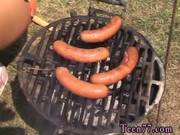 Anal Torn Up At Bbq Party