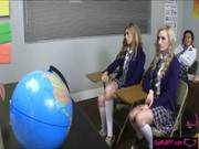 Group Of Schoolgirls Fucked In The Class