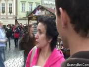 He Brings Granny Tourist Home And Bangs Her