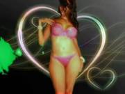 Teasing In Pink Lingerie