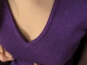 Smiling Amateur From Chinese Having Fun