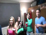 College Teens Get Drunk In A Dorm Room Which Turns Into An Orgy