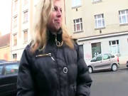 Pretty Blonde Amateur Girl Offered Money And Gets Banged
