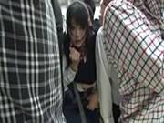 Poor Japanese Teen Used By A Maniacs In The Train
