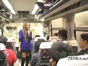 Subtitled Japanese Gyaru Virgins Bus Ride Rock Paper