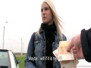 Hot Amateur Blonde Girl Takes Money And Banged In Public Toilet