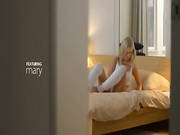 Unique Blonde Model Rubbing The Clit -2