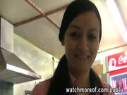 Cashier Chick Quickie Sex During Her Job
