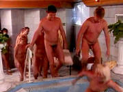 Randy Sluts Gets Ass And Cunt Banged In Pool Group Sex