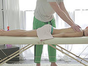 A Tight, Petite Russian Girl Gets Slammed By Her Hung Masseuse