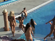 Lesbian Pool Party Cuties