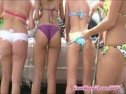 Slutty College Teens Enjoys Intense Orgy 