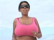 Busty Dominican Milf Jogging