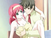 Anime Houswife In Apron Fingered In Her Cunt
