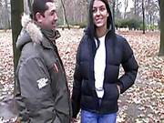 Pretty Young Amateur Does Blowjob In The Park