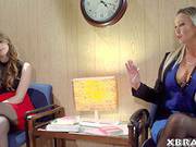 Job Interview Turns Into Anal 3some With Teen And Stepmom