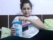 Lovely Indian Girlfriend Shows Her Tits On The Webcam