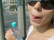 Cute Bitch Has Wild Sex On An Empty Street