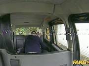 Horny Brunette Alessa Takes A Free Ride In A Fake Cab