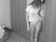 My Gf Masturbates In Front Of The Mirror