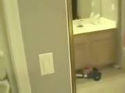 Golden-haired  Immature Bimbo Masturbates In Bath