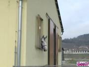Pretty Teens Is Fucked On The Road Hard By Their Guy Friend