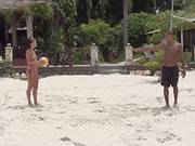 Tiffany In Horny Chick Does Oral Sex On The Beach Scene