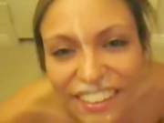 Appealing Slut Cum Bomb On Her Face