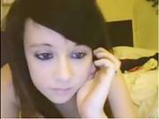 Emo Girl Fingers Her Sweet Snatch