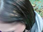Hot Chick Gets Her Twat Fucked In The Outdoors