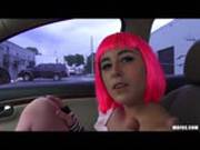 Playful Natalie Monroe Enjoys A Cock In The Car