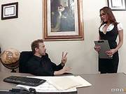 Fucking In The Office Is What Busty Model Kiera King Wants The Most In This Video.