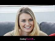 Pretty Blonde Natalia Starr Allows The Man To Squeeze Her Boobs And Fuck The Mouth