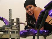 Youthful Latina Gets Banged By Machine