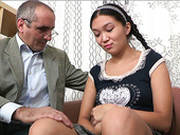 Dumpy Asian Teen With Pigtails Deep Throats Big Cock Of Her Teacher With Pleasure