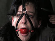 Dirty Whore With Plug In Her Mouth Hole Gets Her Ass Spanked