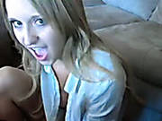 Bonny Blond Girlie Makes Steamy Sex Clip For Her Horny Bf
