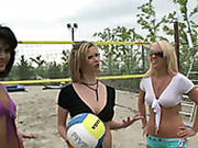 Drunk Slutty Chicks Have Hot Beach Party With Thirsting Guys