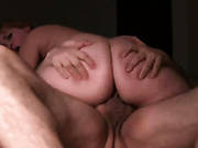 Chubby Blond Haired Whore With Big Tits Rides Long Cock Of Her Bf