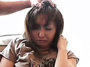 Horny Man Is Gonna Punish His Slutty Asian Chick With Hard Mouth Fuck