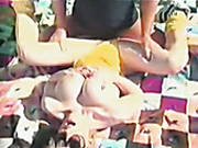 Smart Boy Pleases His Busty Fair Haired Sweetie With Morning Cunnilingus