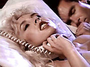 Babelicious Blonde Rubs Her Muff While Talking On The Phone