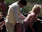 Tempestuous Ladies Wearing Vintage Costumes Are Fucking Dirty In Orgy