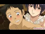 Busty Hentai Maid Handjobs Hard Dick And 