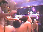 Lusty Brunette Bitch With Huge Ass Got Doggy Fucked In Night Club