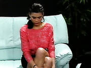 Hot Tempered Stud Fucks Ruthlessly His Seductive Retro Gf Wearing Red Lingerie